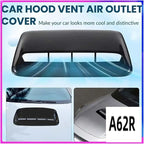 Universal Hood Vent Air Outlet Cover Compatible For Infiniti Compatible Compatible For Mazda And Tesla Hood Scoop Air Flow Intake Vent Cover