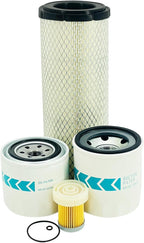 Euros TA040-93230 Air Fil-ter Maintenance Kit Fit For Kubota L2501 L2800 L3200 L3400 L3700SU L3800 HST Tractors Rep HH164-32430/HH3A0-82623 Oil/Hydraulic Suction Filter (White-TA040-93230)