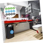 Artibetter 12PCS Self-Adhesive Trash Recycling Stickers for Indoor and Outdoor Use Garbage Sorting Labels Symbols for Easy Identification
