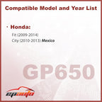 EPAuto GP650 (CA10650) Engine Air Filter Replacement for Honda Fit Gas (2009-2014) – Rigid Panel Filter for Improved Engine Airflow, Fuel Efficiency, and Engine Protection