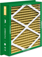 Filterbuy 20x20x5 Air Filter MERV 11 Superior Pet & Allergy Defense (4-Pack), Electrostatic Pleated HVAC AC Furnace Filters for Honeywell Return Grille FC40R1003 (Actual Size: 18.38 x 18.38 x 3.69)