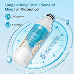 ICEPURE Alkaline LT1000PC Refrigerator Water Filter Replacement for LG LT1000P/PC/PCS, Kenmore 9980, ADQ74793501 ADQ74793502 ADQ747935 MDJ64844601 LMXS28626S LFXS26973S, LT1000, Enhances PH, 2Pack