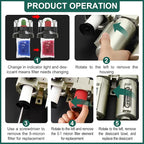 Industrial Grade 3-Stage Air Drying System, 1/2" NPT with Auto Drain, Desiccant Dryer, Air Regulator, Particulate Filter and Coalescing Filter for Paint Spray, Plasma Cutter