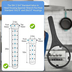 150295 SW-2 Water Filter Housing Wrench - 4.9 inch ID, Big Blue Filter Wrench Fits for Pentair Pentek/Everpure 4 3/4″ Standard Housings, American Plumber #152037/ww34, 10"x2.5" and 20"x2.5" Housings