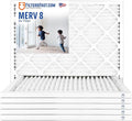 Filters Fast 8x8x1 Air Filter MERV 8, 1" AC Furnace Air Filters, Made in the USA, Actual Size: 8.00"x8.00"x0.75”, 6 Pack