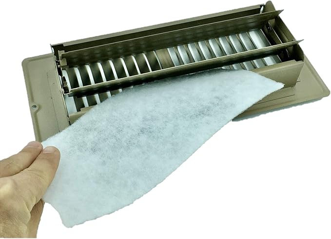 NORTHWEST ENTERPRISES Vent Filters, 48 Floor Vent Register Filters - 4"x10", 90 Day Filtration