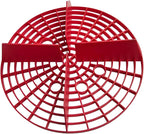 Car Wash Bucket Insert, 2PCS 10" Diameter Dustproof Dirt Grit Trap Vehicle Wash Filter, Remove Debris Automotive Detailing Cleaning Washing Kit, Universal for SUV RV Truck (Red)