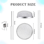 SVNR Stainless Steel Mesh Bug Screen for RV/Campers/Trailers - Furnace Vent Cover Screens - Included Installation Tool (2 Pack)