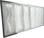 wioboy Paint Spray Booth Intake Filter (23.25" x 47" x 8" (4/case)), 6 Pocket High Capacity Polyester Air Filter