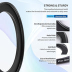 67-82mm Step-Up Ring Adapter, 67mm to 82mm Step Up Filter Ring for 67mm Lens Mount 82mm for DSLR Lenses and ND UV CPL IR Filters （67-82mm）