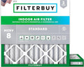 Filterbuy 12x12x2 Air Filter MERV 8 Essential Dust & Allergy Defense (2-Pack), Electrostatic Pleated HVAC AC Furnace Filters Replacement, Made in USA (Actual Size: 11.50 x 11.50 x 1.75)