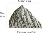 Outdoor Fake Rock Cover Realistic Lightweight Fiberglass Artificial Landscape Boulder Enclosure Protection Dome for Well Pump Septic Tank Electrical Boxes R (S)