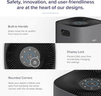 LEVOIT Air Purifiers for Home Large Room Up to 2933 Ft² With HEPA Sleep Mode, AHAM VERIFIDE, Smart WIFI, PM2.5 Monitor, 3-in-1 Filter For Smoke, Pet Allergies, Dust, Alexa Control, Core 600S-P, Grey