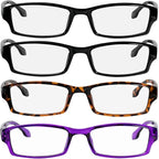 TruVision Readers Reading Glasses, Comfort Spring Hinges for Men and Women, 9501HP