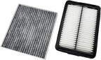 OPBU160-10881 Cabin and Engine Air Filter for Hyundai Kona (2018-2023),Veloster (2019-2021),and for Kia Soul (2020-2024).Replacement for CA12057,28113-F2000,97133-D3000,CF12160.