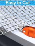 3Pack 5Mesh 10'' x 14'' Wire Mesh Screen, 304 Stainless Steel Anti-Rusted Mesh Screen, Sturdy Wire Diamaeter 0.7mm, Easy to Cut, Woven Sturdy Metal Mesh Sheets for Air Vent, DIY Project, Drainage
