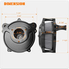 High Flow Air Cleaner Intake Filter System Kit Air Filters Cover for Harley Touring 2008-2016 Softail '16-'17 FLSTNSE '14-'15 FLSTSE 2011-2012 FXSBSE 2013-2014 Dyna FXDLS 2017