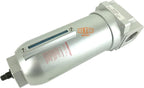 1" NPT SUPER DUTY Industrial Grade Particulate Filter/Water Trap For Air Compressor Compressed Air Lines, 5u With Metal Bowl (AUTO DRAIN)