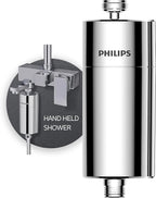 PHILIPS Shower Filter AWP1775CH/37, Water Softener for Hard Water, Shower Filtration with Double Mesh, Reducing Chlorine/Impurities/Rust Sediments for Handheld Showerhead, NSF Certified, Chrome