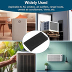 PATIKIL 20" x 20" x 0.1" Air Conditioner Filter Replacement, 2Pcs Washable Reusable Cut to Fit Foam Filter Air Filter for RV AC Vent Window Purifiers Computer, 40PPI