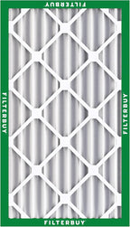 Filterbuy 12x24x4 Air Filter MERV 8 Essential Dust & Allergy Defense (6-Pack), Electrostatic Pleated HVAC AC Furnace Filters Replacement, Made in USA (Actual Size: 11.50 x 23.38 x 3.63)