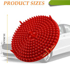 Car Wash Bucket,10.28 Inch Diameter Car Wash Filter for Collecting Sediment & Grit,Universal Essentials Car Cleaning Accessories for Most Cars Trucks SUVs (Red)