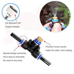 iRuiZhe Misting Cooling System Kit 26.2FT(8M) MistingLine DIY Outdoor Mist Cooling Kit +11 Brass Nozzles Garden Misting Irrigation System for Garden Greenhouse, Flower Bed,Patio,Lawn