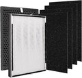 Type XP360 Replacement Filter Compatible with Purafide XP360 Air Purifier Large Room Replacement Kit,(1+1+4 Set of 4-Stage Filtration)