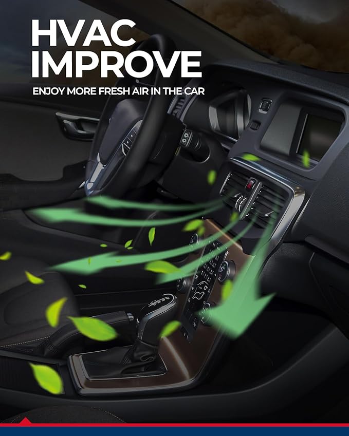 KAX Premium Cabin Air Filter, CF10729 Replacement for Dodge Avenger, Caliber, Journey, Ram 1500 2500 3500, Jeep Compass, Patriot, 200 Cabin Filter, Strong Adsorption w/Upgraded Activated Carbon