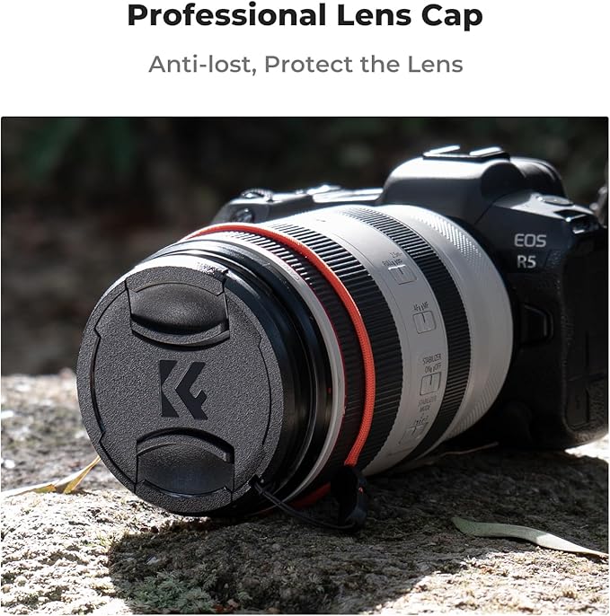 K&F CONCEPT 72mm MC UV Lens Protection Filter with Filter Cap Cleaning Cloth Optical Glass Ultra Slim 28 Multi-Layer Coatings Camera Lens UV Filter (Nano-X Series)