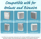 Breathe Naturally - Hapf600 HEPA Carbon Filter Replacement for Holmes Air Purifiers - High Efficiency Carbon Air Cleaner Filters - Compatible with Holmes HAPF600 Series - (4 Pack Carbon Filter C)
