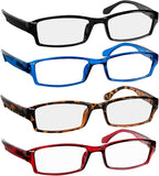 TruVision Readers Reading Glasses, Comfort Spring Hinges for Men and Women, 9501HP