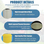 793569 793685 Air Filter Compatible with B&S 793569 4241 5415 John Dee-re GY21055 MIU11511 LA125 LA115 Craftsman YT3000 LT2000 Lawn Mower Tractor by Podoy
