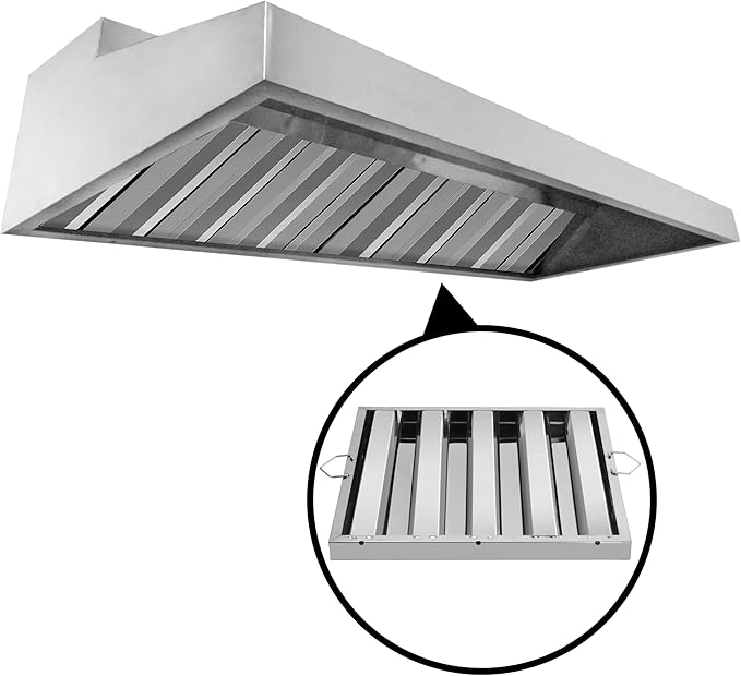 New Star Foodservice 533166 Stainless Steel Hood Filter 20" W x 25" H