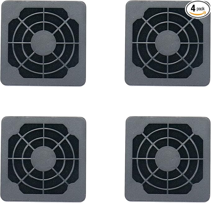 1.97 inch/50mm Fan Dust Filter PC Cooler Fan Filter Dustproof Cover Computer Case Mesh 4PCS