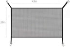 Car Grill Mesh – Premium Bug Screen for Automotive Grille, Radiator Protection, Debris Prevention with Durable Net (Black)