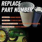 2PCS Air Filters Set P828889-P829333 For Donaldson, Caterpillar Cat Backhoe, Wix, John Deere, Case and Baldwin 110-6326 110-6331 AT171853 AT171854 46562 46569 RS3544 RS3545 222421A1 222422A1