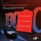 A-Premium Pre-oiled Engine Air Filter Compatible with Chevy, GMC & Cadillac Models - Silverado, Suburban, Tahoe, Cheyenne, Sierra, Yukon, Escalade, Avalanche, C3500HD