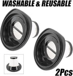 2Pack Vacuum Filter Replacement, Washable and Reusable Handheld Vacuum Filter, For Cordless Vacuum Cleaner for VL189 Upright (2 PACK)