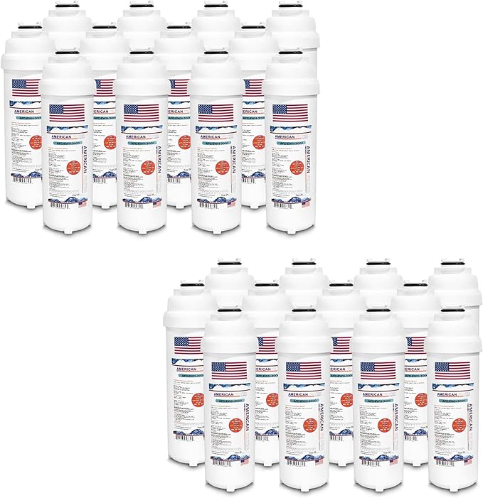 American Filter Company®, water filter, Model # AFC-EWH-3000, Compatible with Halsey-Taylor(R) 55897C 55898C Water Fountain Station Fillers 24-Filters