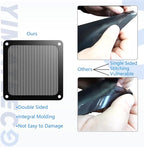 120mm Fan Filter PC Dust Filter for Computer Cooler/PSU/Routers PVC 50 Mesh, Magnetic Frame Dustproof Case Cover Fan Grills (PVC, 120 * 120mm, 2pcs, White)