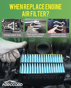 Cabin & Engine Air Filter Fit for Hyundai Sonata Gas 2015 2016 2017 2018 2019 2.4L (Not for Hybrid) Activated Carbon Cabin Filter Replacement Air Filter CF12151 CA11942 Car Accessories