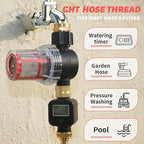 GIEX 100 Mesh Garden Hose Filter with Quick Connect, 3/4" GHT Thread Inline Sediment Trap for Pressure Washers, Sprinkler Systems & General Garden Irrigation