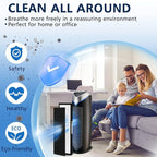 3-Pack FLT4825 HEPA Filter B Replacement Compatible with G-guardian Air Purifier Models AC4825 AC4300 AC4800 AC4850PT AC4900CA AC4820 AP2200CA with 12 Activated Carbon Pre-Filters