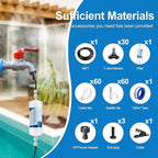 Misters for Outside Patio, Outdoor Water Misting Cooling System w Filter,99FT|30M. Backyard Mist Kit for Garden, Greenhouse, Fan,Deck,Umbrella,Canopy,Pool,Porch,Trampoline,Park,BBQ Party Accessories