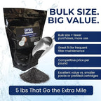 5 Lbs Bulk Water Filter/Air Filter Refill Coconut Shell Granular Activated Carbon Charcoal by IPW Industries Inc