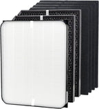 3500 Replacement Filters Compatible with Air Doctor 3000 Series Air Purifier, fits Model 3000, 3500, and 3500i, 1 Premium Filter + 2 Activated Carbon Filter + 4 Pre-Filters