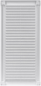Vent Systems 4" x 11" (Opening Dimensions) White Plastic Soffit Vent Cover - Durable Flat Rectangular Air Vent Grille with Mesh Screen - Weather Ventilation Grill Wall & Ceiling Indoor & Outdoor