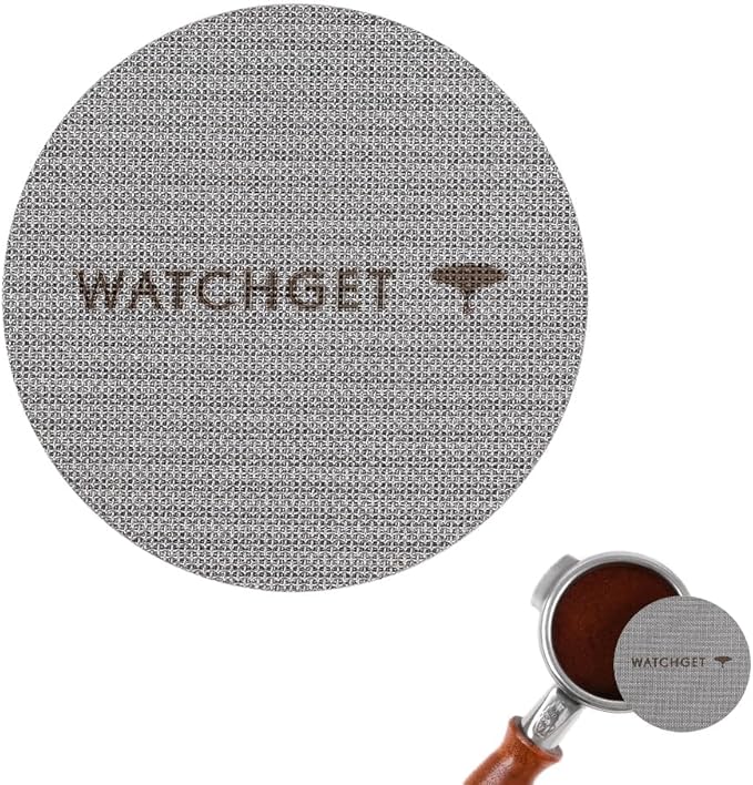 watchget 51 Espresso Puck Screen - Lower Shower Screen - 1.7mm Thickness Metal Reusable Coffee Filter for 51mm Protafilter Basket 316 Stainless Steel 150μm