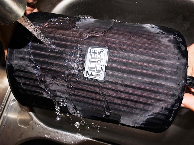 FILTERWEARS F154R Universal Water Repellent Cold Air Intake Pre-Filter - Large